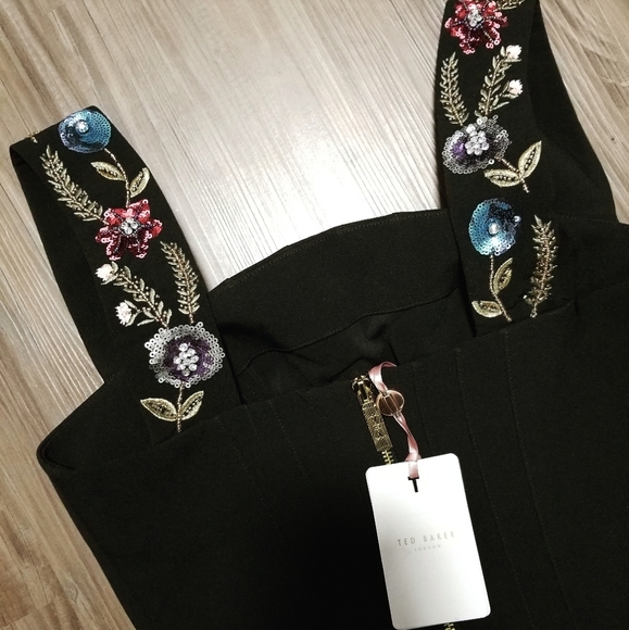 🔥LAST 1🔥NWT TED BAKER JANETA ELEGANT MIDI DRESS - Picture 13 of 14